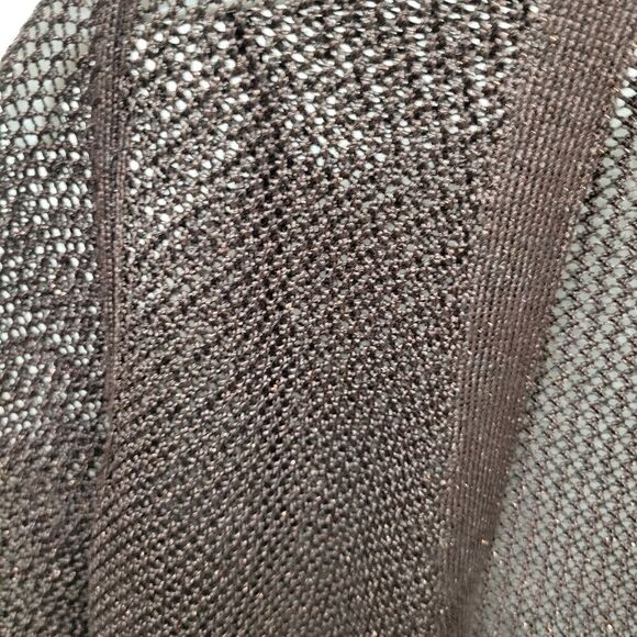 NWT White House Black Market Net Shimmer Coverup Open Knit Cardigan  Sweater XSP - Picture 3 of 5